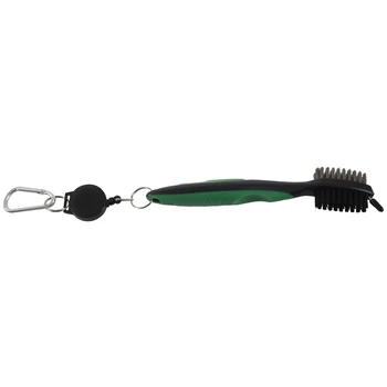 

Golf Club Cleaning Brush & Groove Cleaner With Retractable Reel