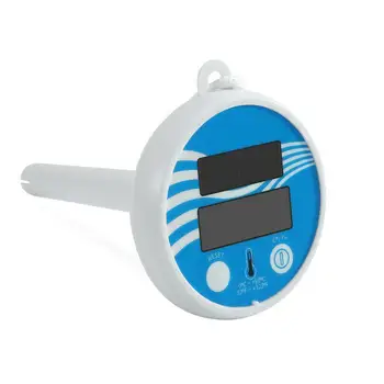 

Floating Swimming Pool Portable Hot Tub ABS Digital Temperature Spa Water Powered Thermometer Lightweight Gauge Safe Pond S V6L9