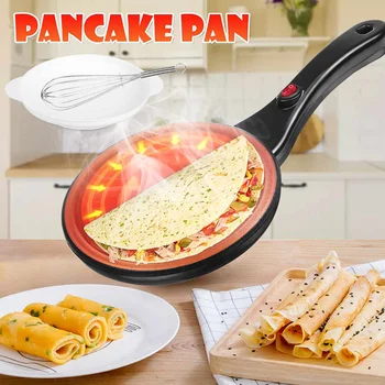 

900W Electric Crepe Maker Machine Household Non-Stick Crepe Maker Pan Frying Griddle Portable Kitchen Cooking Baking Tools Kits