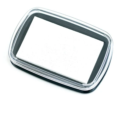 10*6.7cm Large Size Metallic Oil Based For DIY Craft Rubber Stamps for ink pad Fabric Wood Paper Wedding Gift Finger Print white