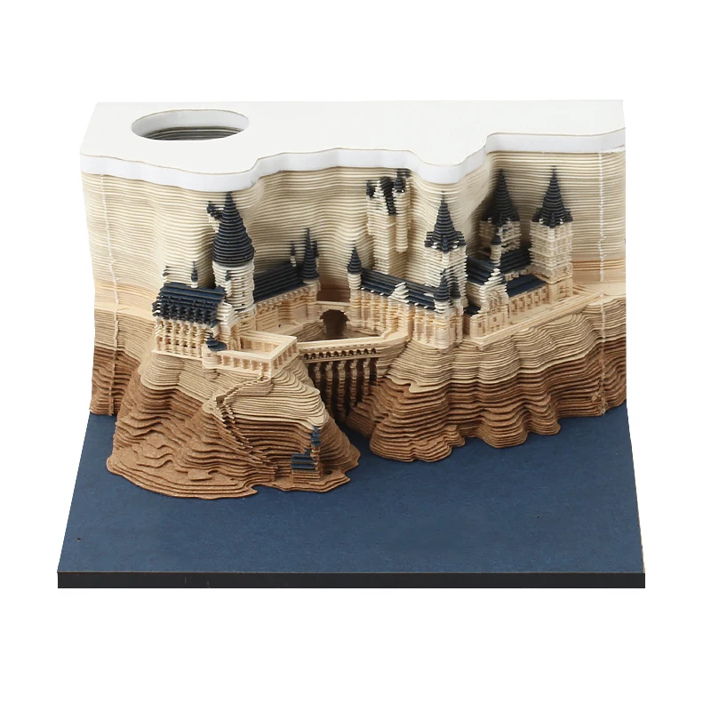 Omoshiroi Block 3d Memo Pads Novelty Famious Movie Building Block 3d Note Pad Harry Design Christmas Gift Figurines Miniatures Aliexpress