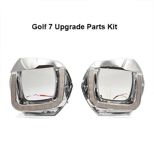 Ronan светодиодный DRL фары автомобиля модифицированные детали для 2013 Golf 7 обновленный костюм hella Q5 объектив проектора - Цвет: Golf 7 ( No Lens )