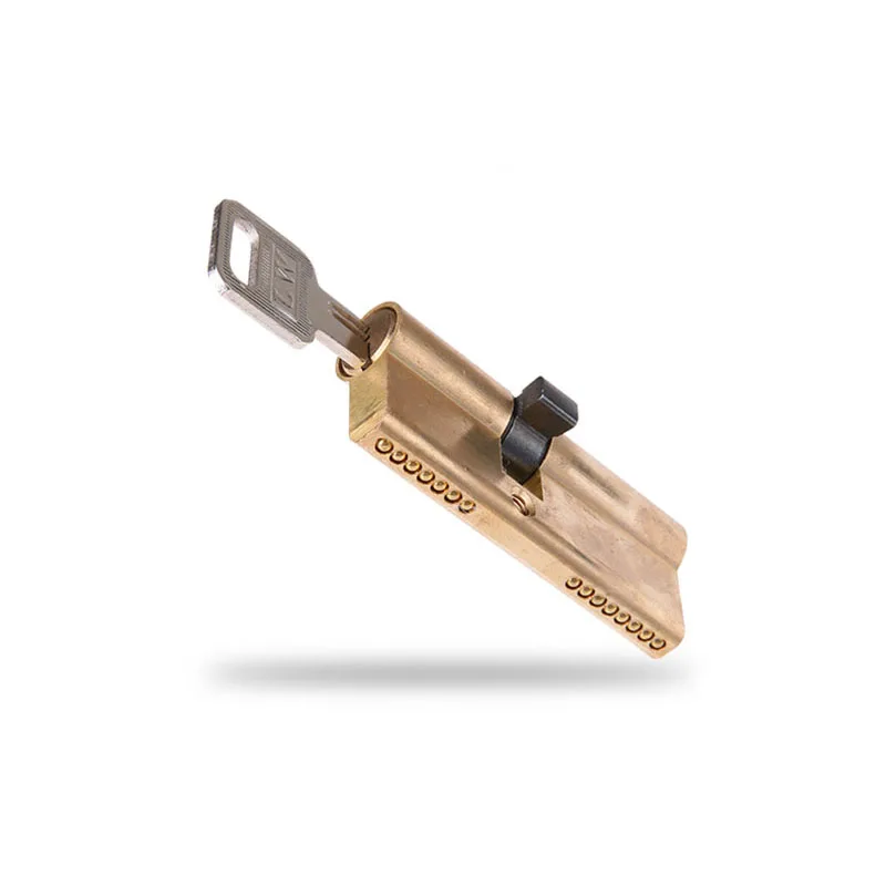 Cylinder AB Key Anti-Theft Lock 60 65 70 80 90 115mm Cylinder Biased Lock Entrance Brass Door Lengthened Core Extended Keys