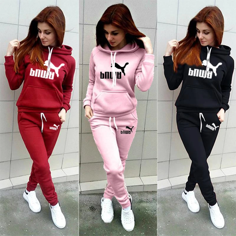 Conjunto de dos piezas formado por Top y pantalón, ropa deportiva, para correr, manga larga, otoño e invierno, 2020