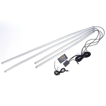 

5050 RGB LED Strip Under Car Tube Underglow Underbody System Neon Light Kit LED Strip Wireless Remote Control