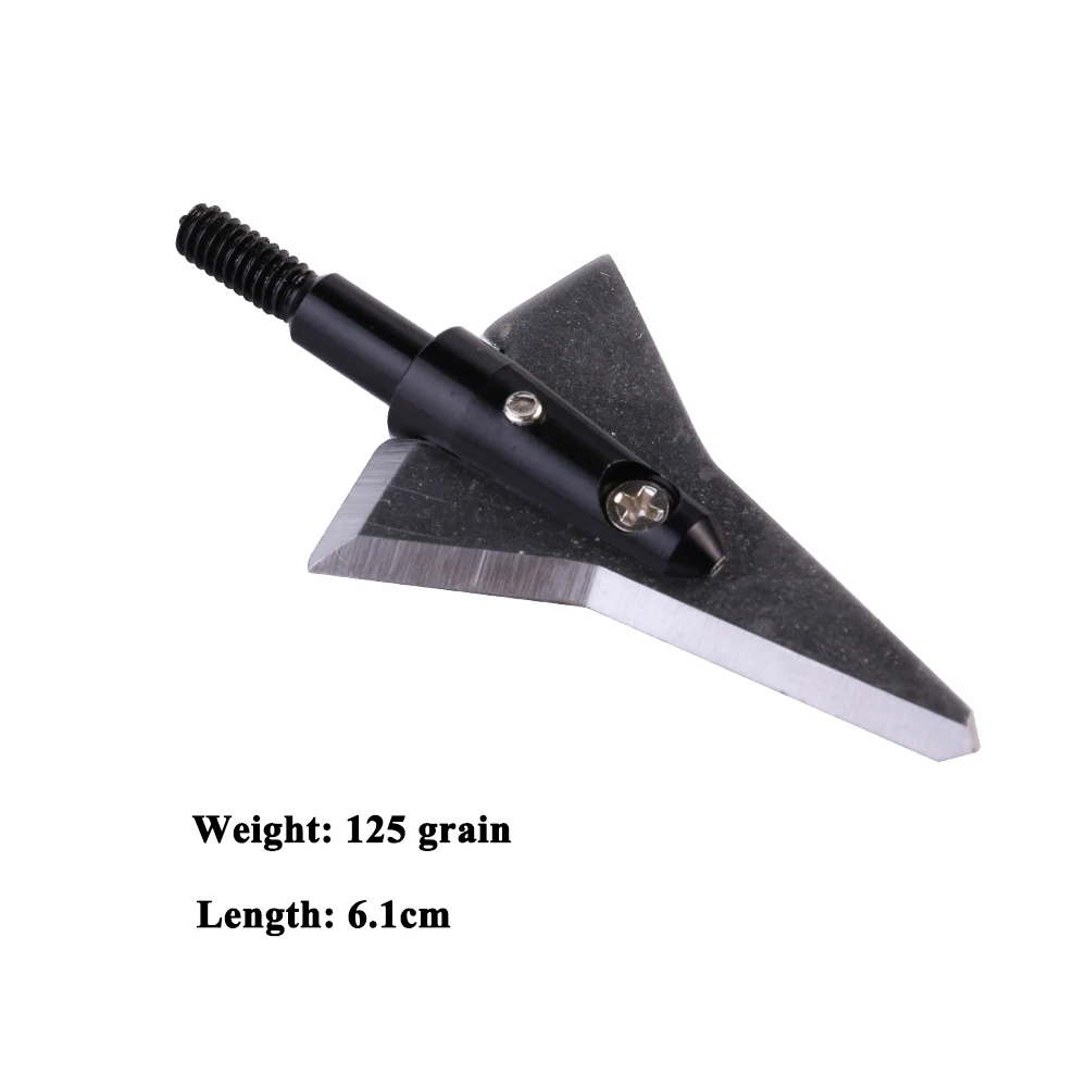 Bicaster Arrow Broadheads 125grain Arrows Tips for Archery Hunting Compound bow and Crossbows