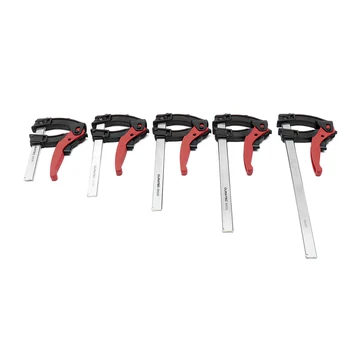 

90x 100/160/200/250/300mm Adjustable Quick Grip Clamps Woodworking Heavy F Clamp DIY Hand Hardware Tool