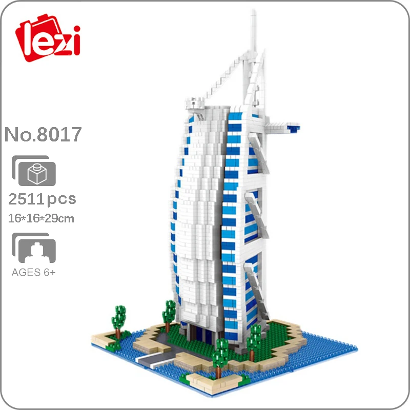 3d-модель в стиле Всемирная архитектура Burj Al арабский отель сделай сам