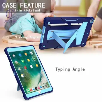 

Case For iPad 10.2 2019 Kids Heavy shockproof TPU+PC Stand Tablet Cover For iPad 10.2 Case For Apple iPad 7 7th 10.2 inch Case