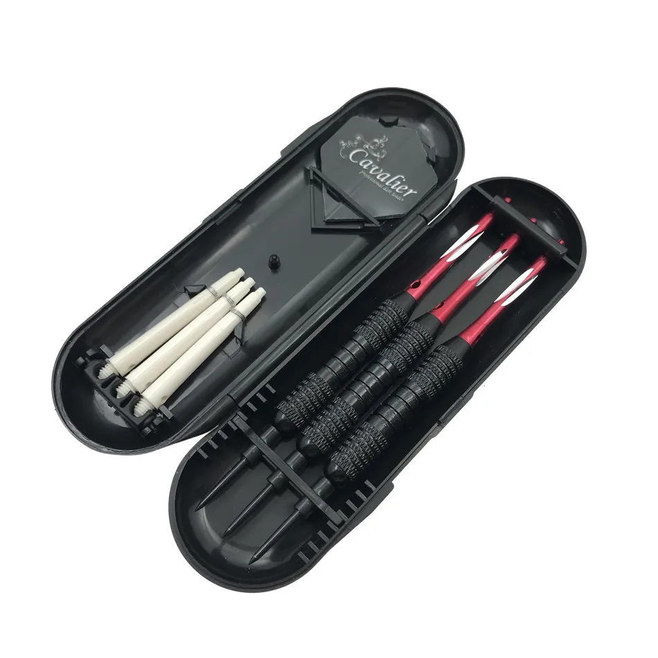 3pcs/set Professional Darts Free Carry Box 22g Black Golden Color Steel Tip Steel Tips Darts Darts With Brass Darts Shafts