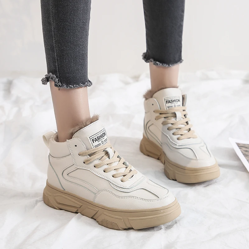 

Women Casual Shoes Trend Comfortable Brand Woman Fashion Sneaker Vulcanized Shoes Fashion Warmth Shoes for Women