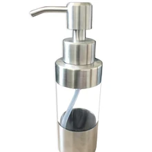 304 прозрачный гель для душа из нержавеющей стали как бутылка для мыла для рук ручной дозатор мыла банные принадлежности для гостиницы