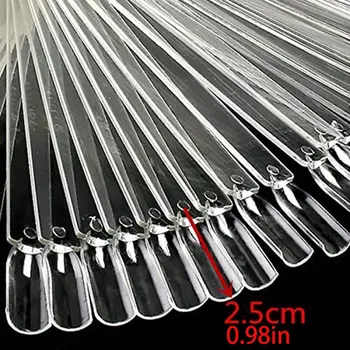 

Transparent Skin Nail Polish Model Display Fan-shaped Nail Polish Swatches Practice Nail Display Board