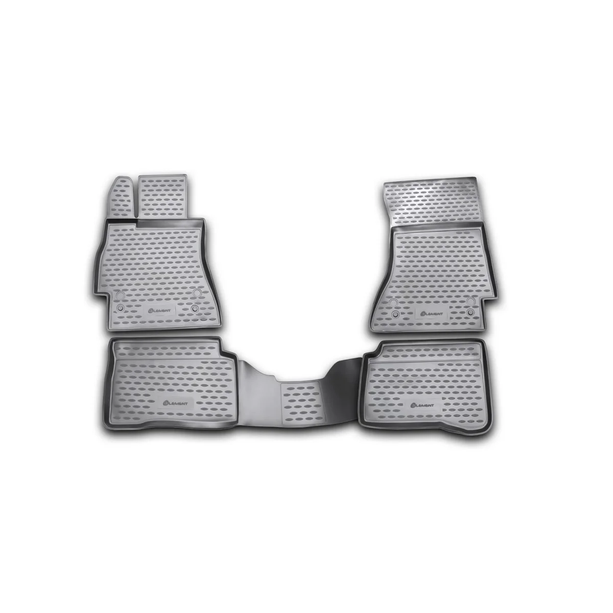 Коврики в салон mercedes-benz s-class w221 2005->, 4 шт.(полиуретан)(мерс эс класс