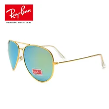 Классические стили RayBan RB3026 Авиатор Открытый glassate RayBan для мужчин/женщин ретро удобные УФ Защита 3026 поляризационные