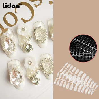 

240 pcs/box Transparent Fake Nails French Nail Art Full Cover Thin Extend Nail patch For Nail Salon DIY Practice Manicure Tool