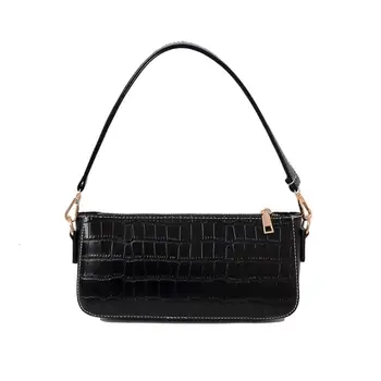 

Solid Color Messenger Tote Bag Women Leather Vintage Shoulder Crossbody Handbag Totes Bags for Ladies Shopping Bags