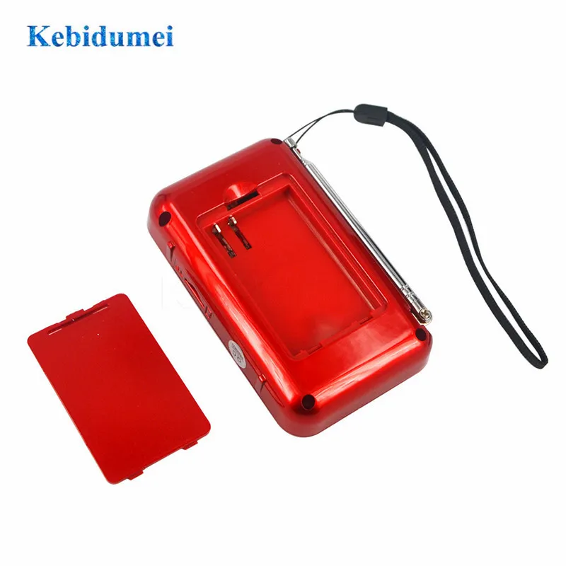 Kebidumei портативный внутренний Универсальный светодиодный fm радиоприемник