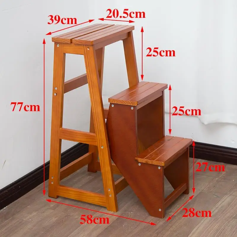MODEL F Складной стул Escalera Escalon, Складывающийся, для кухни, ванной комнаты, для пожилых людей, Scaletta Legno Escaleta Escabeau Merdiven - Цвет: MODEL F