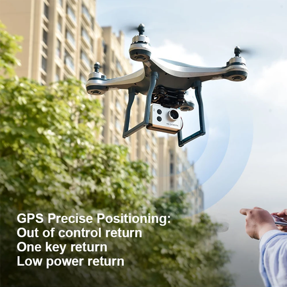 K10 профессиональная ESC камера Дрон 1080P gps wifi HD FPV на ру воздушный Квадрокоптер
