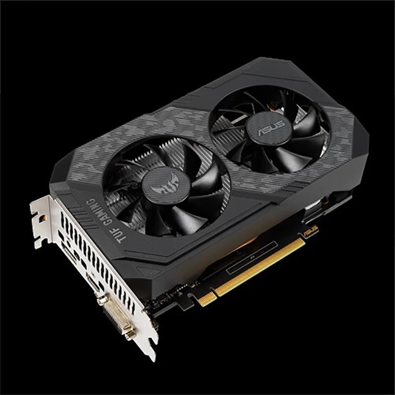 Asus TUF-GTX1650-O4GD6-P-GAMING Graphics NVIDIA® GeForce GTX 1650 PCI Express 3.0 GDDR6 4GB DVI DP Video Card display card for pc