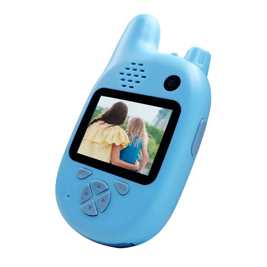 

Children'S Double Camera Cartoon Walkie-Talkie Mini Children'S Digital Camera Fun Walkie-Talkie Camera