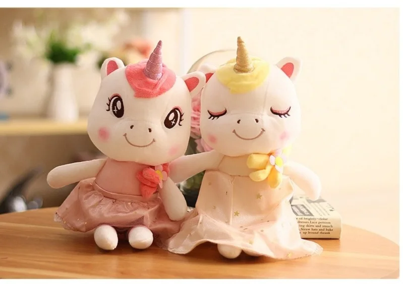 Soft Unicorn Plush Toys Lovely Kawaii Stuffed Animal Unicorn Doll Pillow Toys For Children Creative Birthday Gift for Girls (4)