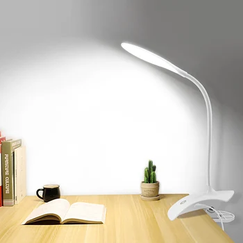 

3 Modes Touch sensor Desk lamp 5V USB line powered LED Table Lamp bedside Table lamp with Clip Bed Reading book LED Desk lamp