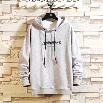 

CYXZFTROFL 2019 Autumn Winter Loose Men Pullover Sweatshirt Hoodies Fashion Printing Sweatshirts Plus Size Tracksuits