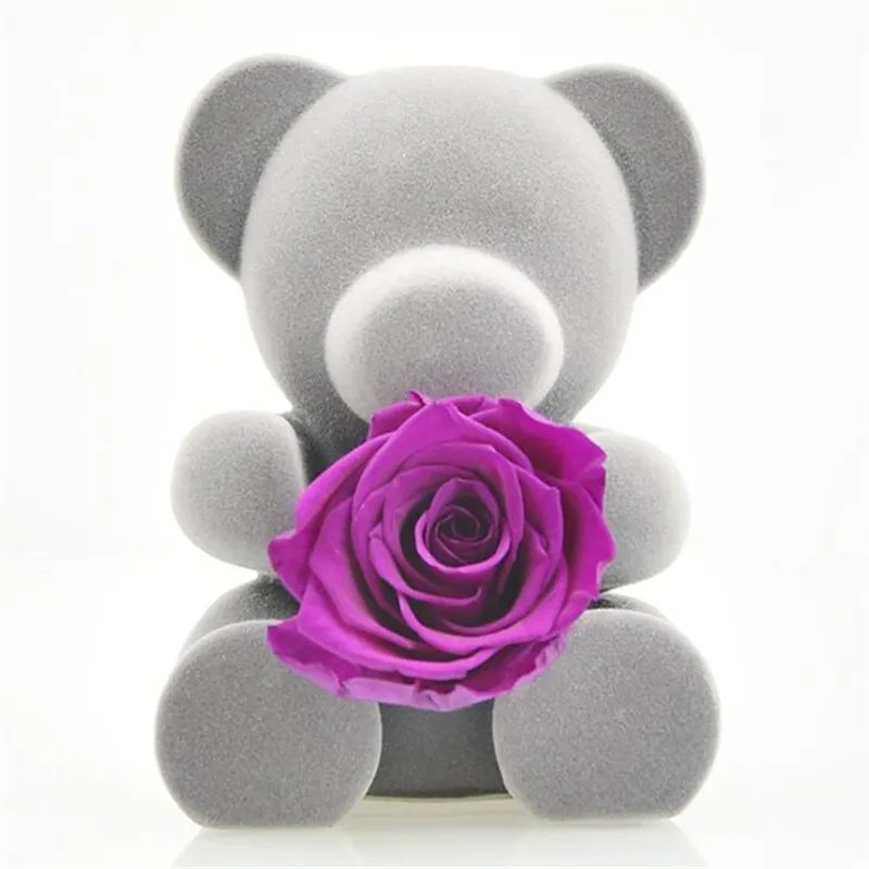 Розовый медведь объятия милый медведь для девушки подарок на день Святого Валентина свадебное праздничное украшение романтическое предложение кукла - Цвет: Rosy