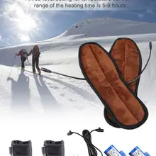 Трехскоростной термостат, нагревательная стелька, нагревающая стелька, перезаряжаемая, для ходьбы, для мужчин и женщин, теплая подкладка для ног, перезаряжаемая