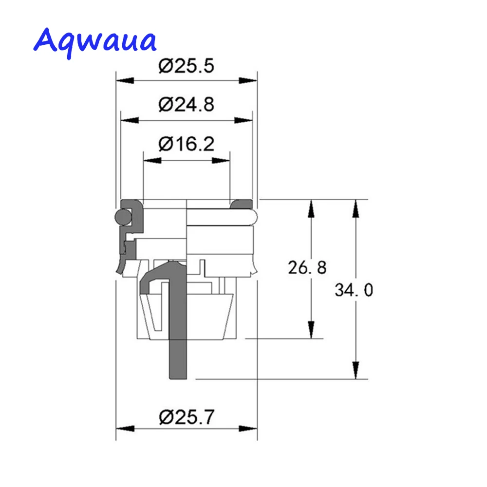 Обратный клапан воды Aqwaua OV25 3 шт./лот невозвратная душевая головка аксессуары для