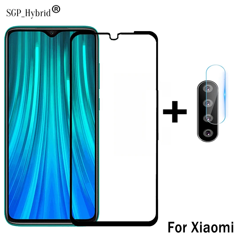 2 в 1 закаленное стекло для Redmi K30 Note 8 7 6 8A 8T защита объектива камеры Xiaomi Pro 7A