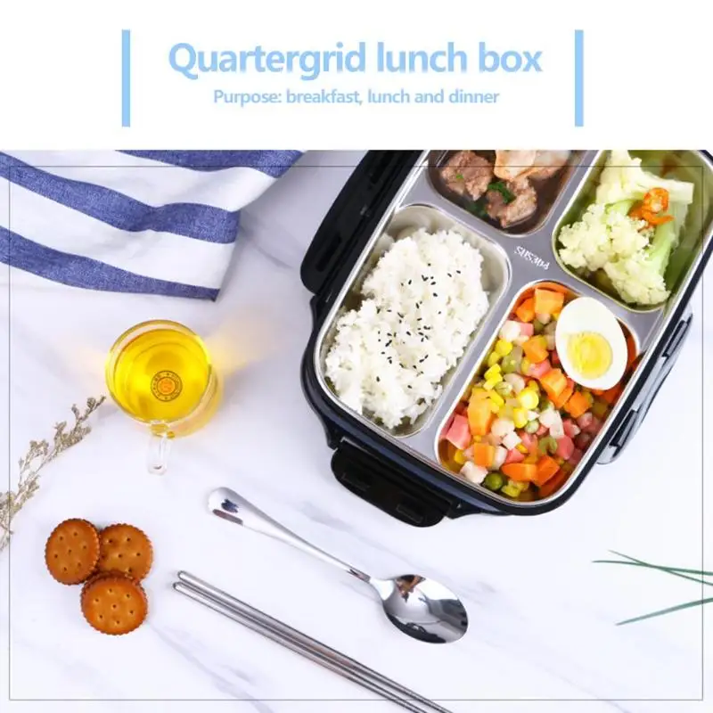 304 нержавеющая сталь Ланч-бокс японский стиль Отсек Bento box для детей школы пищевой контейнер кухонный посуда