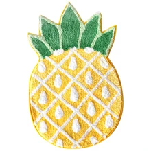 Home Decor Pads Cartoon Pineapple Water Absorption Door Carpet Bedroom Non Slip Machine Washable Bathroom Floor Mat Area Rug