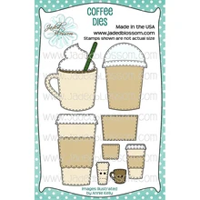 

Coffee Dies Metal Cutting Dies Scrapbooking Greeting Card Paper Crafts Greeting Card Decoration Photo Album Die Cut