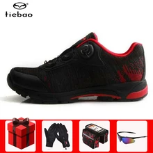 Tiebao, профессиональная обувь для велоспорта, обувь для горного велосипеда, обувь для велоспорта, кроссовки с автоматическим замком, спортивная обувь для гонок, уличные туристические туфли