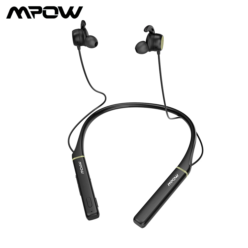 

Mpow Focus Wireless Headphone Bluetooth 5.0 Earphone Acitve Noise Cancelling Neckband Earphones ANC Headset With Mic For Phone