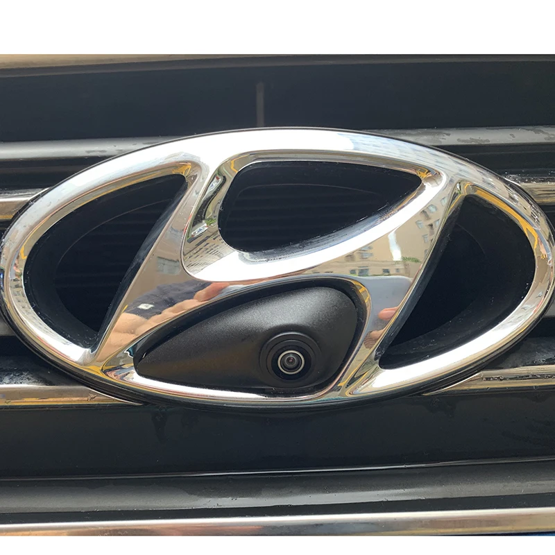 Caméra de vue de face à Vision nocturne, objectif CCD Fisheye, pour série Hyundai, Logo, marque avant, emblème 10 Hb18499f9e6c24e0f9942c1cfd45ae23ae