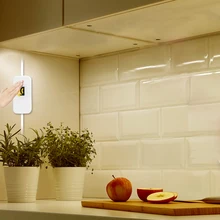 1 м, 2 м, 3 м, 4 м, 5 м светодиодный светильник под шкаф с датчиком движения руки, 5 В, USB, с регулируемой яркостью, кухонная прикроватная лампа, ТВ, Настольная подсветка