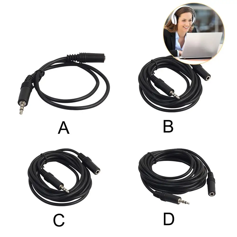 

3.5mm Stereo Male To Female Audio Extension Cable Aux Extension Cord