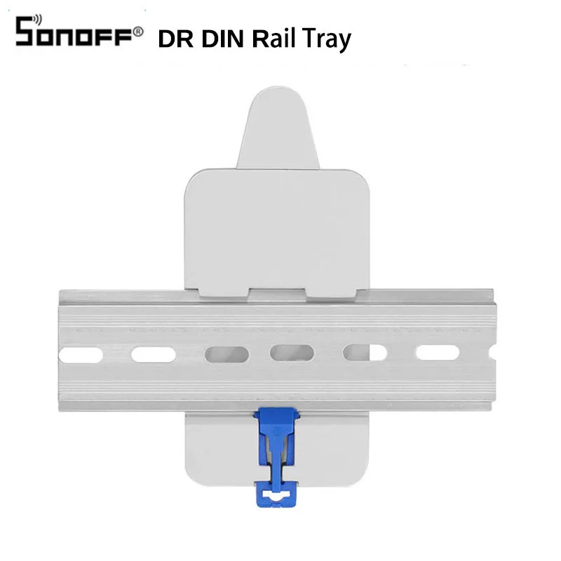 SONOFF dr Din Rail лоток Регулируемый монтируемый Держатель корпуса для Wi-Fi дистанционное управление переключатель Sonoff Basic/RF/Pow/TH10/16/Dual