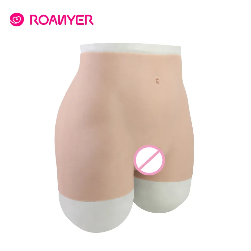 Roanyer Трансвестит силиконовые Штаны с искусственным проницаемые flase Вагина
