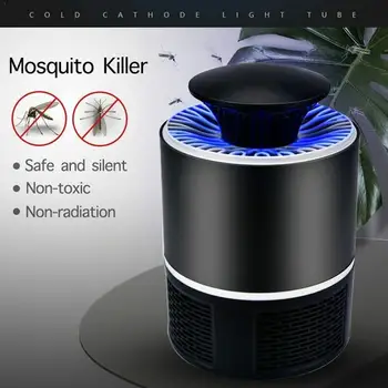 

Electric Fly Bug LED Lamp Zapper Mosquito Insect Killer Light Catch Photocatalysis Control Lamp Pest Pest LED Trap 5V Mute M6P3