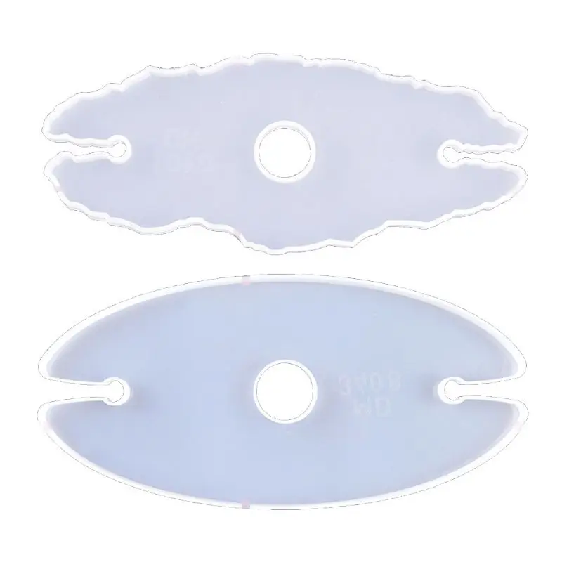 

2Pcs Wine Glass Holder Silicone Resin Mold Bottle Shelf Storage Glass Tray Mold U4LF