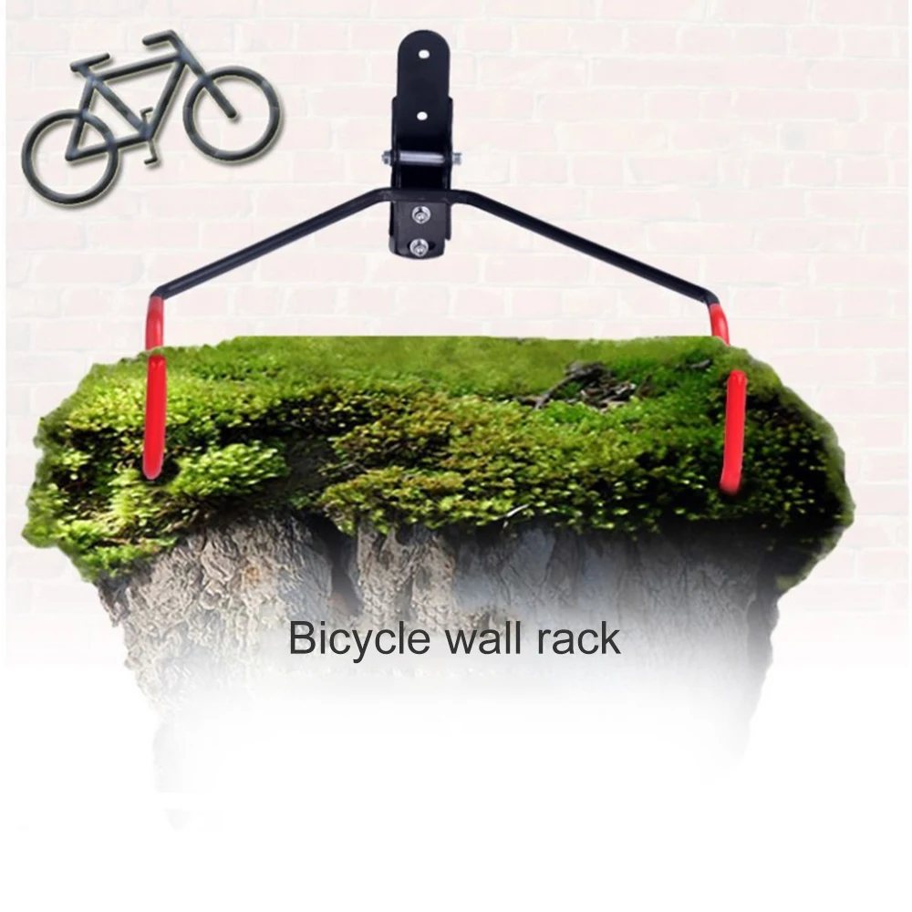 Bicycle Storage Rack Wall Mounted Bike Hanger Hook Solid Steel Bicycle Wall Hanging Hook Heavy Duty Bicycle Racks Fold Down Bi