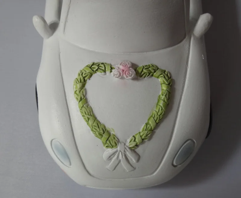 Новое поступление Жених и невеста в машине Торт Топперы украшения для свадебного торта принадлежности смола фигурка персонализированные свадебные подарки