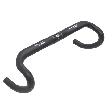 

KENNET Matte Black Full UD Carbon Fiber Bicycle Road Handlebar Bike Bent Bar Handlebar 31.8*400/420/440mm