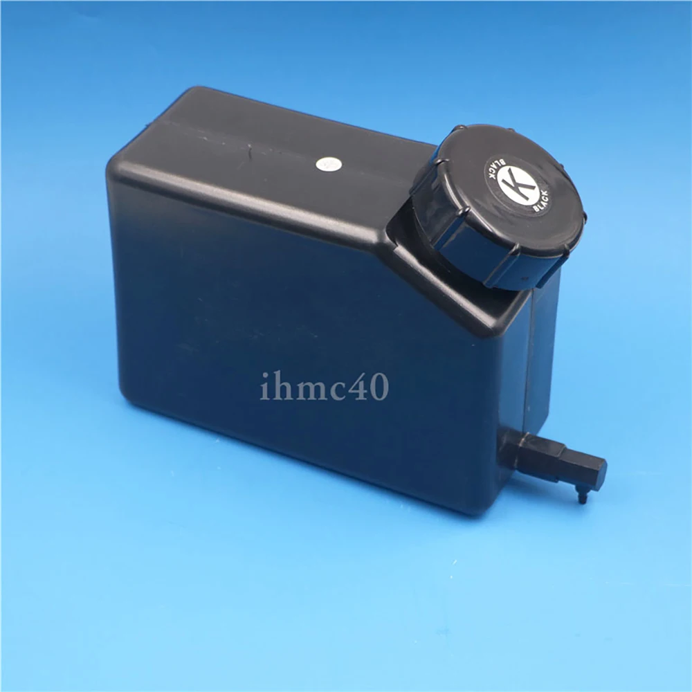 UV Printer Black Ink Cartridge With Stirring Motor For Inkjet Printer Tank With Level Sensor 1.5 L CISS Ink Tank Float Inductor