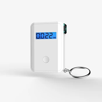 

AT800 Fuel Cell Alcohol Tester Breathalyzer, Portable Breath Alcohol Tester LED Screen with 5 Mouthpieces for Home Use